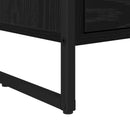 TV-skab med skuffe Sort eg 100 x 36 x 49,5 cm Konstrueret træ