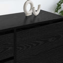 TV-skab 100 x 36 x 49,5 cm Sort eg Konstrueret træ