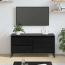 TV-skab 100 x 36 x 49,5 cm Sort eg Konstrueret træ