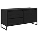 TV-skab 100 x 36 x 49,5 cm Sort eg Konstrueret træ