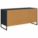 TV-skab 100 x 36 x 49,5 cm Sort eg Konstrueret træ