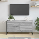 TV-skab 100 x 36 x 49,5 cm Grå Sonoma Konstrueret træ