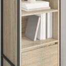 Bogskab med skuffe Sonoma 43 x 36 x 150,5 cm Konstrueret træ