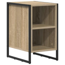 Sengebord Sonoma-eg 39,5 x 30 x 50 cm Konstrueret træ