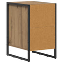 Sengebord 2 pcs Artisan eg 39,5 x 30 x 50 cm Konstrueret træ