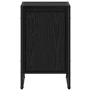 Sengebord Sort eg 39,5 x 30 x 50 cm Konstrueret træ
