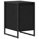 Sengebord 2 pcs Sort eg 39,5 x 30 x 50 cm Konstrueret træ