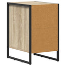 Sengebord 2 pcs Sonoma 39,5 x 30 x 50 cm Konstrueret træ