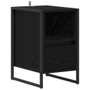 Sengebord Sort eg 39,5 x 30 x 50 cm Konstrueret træ