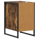 Sengebord 2 pcs Røget Eg 39,5 x 30 x 50 cm Konstrueret træ