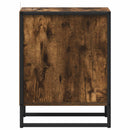 Sengebord 2 pcs Røget Eg 39,5 x 30 x 50 cm Konstrueret træ