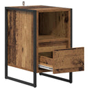 Sengebord 2 pcs Gammelt træ 39,5 x 30 x 50 cm Konstrueret træ