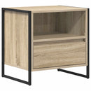 Sengebord med skuffe Sonoma 50 x 39,5 x 50 cm Konstrueret træ