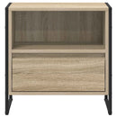 Sengebord med skuffe Sonoma 50 x 39,5 x 50 cm Konstrueret træ