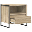 Sengebord med skuffe Sonoma 50 x 39,5 x 50 cm Konstrueret træ