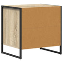 Sengebord 2 pcs Sonoma 50 x 39,5 x 50 cm Konstrueret træ