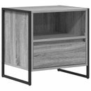 Sengebord 2 pcs Grå Sonoma 50 x 39,5 x 50 cm Konstrueret træ