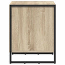 Sengebord 2 pcs Sonoma 50 x 39,5 x 50 cm Konstrueret træ