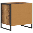 Sengebord 2 pcs Gammelt træ 50 x 39,5 x 50 cm Konstrueret træ