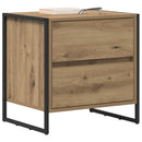 Sengebord 2 pcs Artisan eg 50 x 39,5 x 50 cm Konstrueret træ
