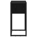 Endebord Sort eg 100 x 36 x 75 cm Konstrueret træ