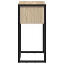 Endebord med opbevaring Sonoma 100 x 36 x 75 cm Konstrueret træ