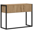 Endebord Artisan eg 100 x 36 x 75 cm Konstrueret træ