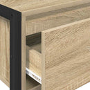 Endebord med skuffe Sonoma 100 x 36 x 75 cm Konstrueret træ