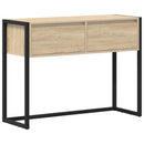Endebord med skuffe Sonoma 100 x 36 x 75 cm Konstrueret træ