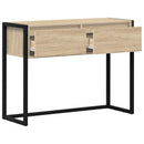 Endebord med skuffe Sonoma 100 x 36 x 75 cm Konstrueret træ
