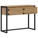 Endebord med skuffe Artisan eg 100 x 36 x 75 cm Konstrueret træ