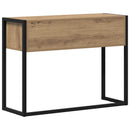 Endebord med skuffe Artisan eg 100 x 36 x 75 cm Konstrueret træ