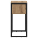 Endebord med skuffe Artisan eg 100 x 36 x 75 cm Konstrueret træ