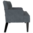 Chesterfield bænk Mørkegrå 112 x 65,5 x 75 cm Fløjl