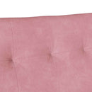 Chesterfield bænk Lyserød 112 x 65,5 x 75 cm Fløjl