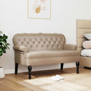 Chesterfield bænk Cappuccino 119,5 x 64,5 x 75 cm Faux læder