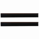 Selvklæbende dørbørstetætninger 2 pcs Brun 100 cm