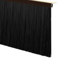 Selvklæbende dørbørstetætninger 12 pcs Brun 100 cm
