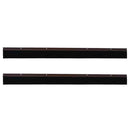 Skruemonterede dørbørste tætninger 2 pcs Brun 100 cm