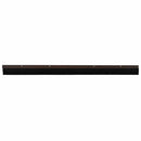 Skruemonterede dørbørste tætninger 6 pcs Brun 100 cm
