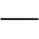 Skruemonterede dørbørste tætninger 12 pcs Brun 100 cm