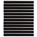 Skruemonterede dørbørste tætninger 12 pcs Brun 100 cm