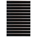 Skruemonterede dørbørste tætninger 12 pcs Brun 100 cm