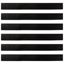 Skruemonterede dørbørste tætninger 6 pcs Brun 100 cm