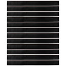 Skruemonterede dørbørste tætninger 12 pcs Brun 100 cm