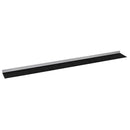 Selvklæbende dørbørstetætninger 2 pcs Sølv 100 cm