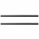 Skruemonterede dørbørste tætninger 2 pcs Sølv 100 cm