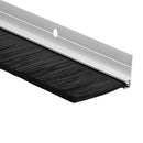 Skruemonterede dørbørste tætninger 2 pcs Sølv 100 cm