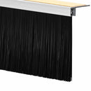 Selvklæbende dørbørstetætninger 6 pcs Hvid 100 cm