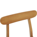 Spisestuestol 2 pcs Naturfarvet 43 x 44,5 x 77 cm